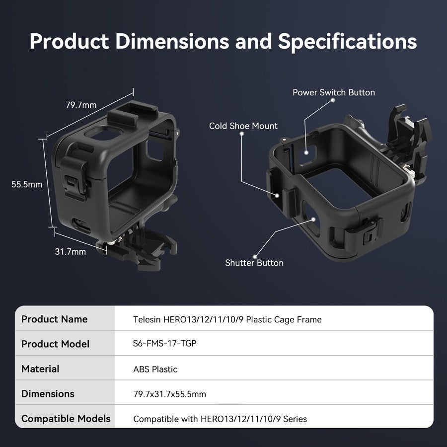 https://cdn.shopify.com/s/files/1/0950/5387/3523/files/s6-fms-17-tgp_telesin-plastic-frame-cage-for-gopro-hero-13-12-11-10-9-8.jpg?v=1759552385